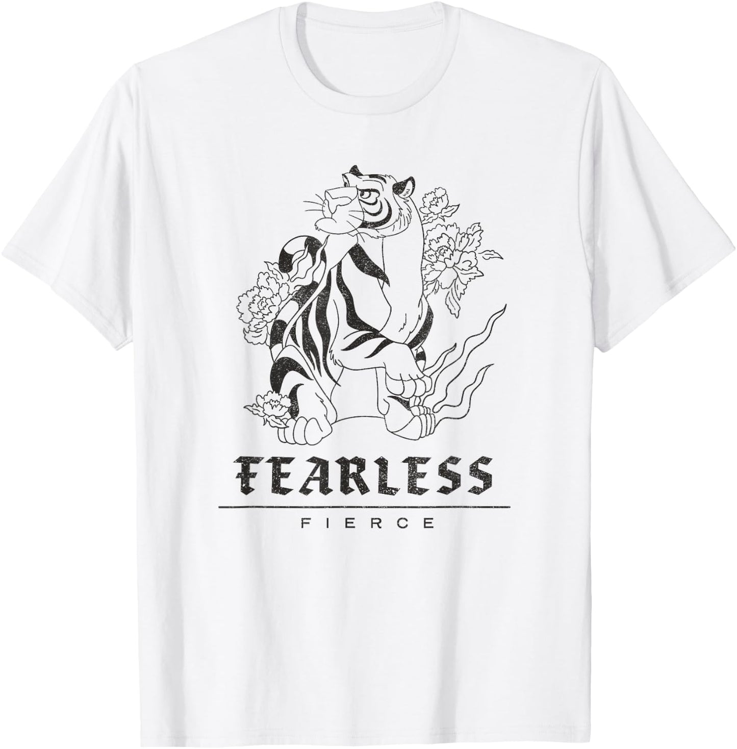 Disney Princess Aladdin Lunar New Year Rajah Fearless Tiger T-Shirt - T-Shirt | White