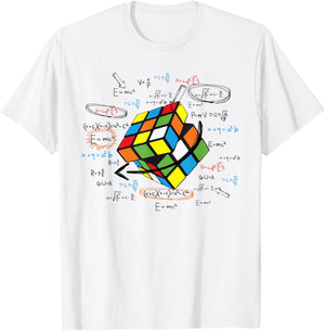 Cool Math Rubik Rubix Rubics Player Cube Math Lovers Small T-Shirt - T-Shirt | White