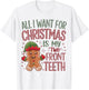 All I want for Christmas is My Two Front Teeth T-Shirt - T-Shirt | White