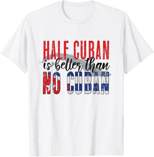 Funny Cuba Lover Graphic Men Kids Cuban T-Shirt - T-Shirt | White