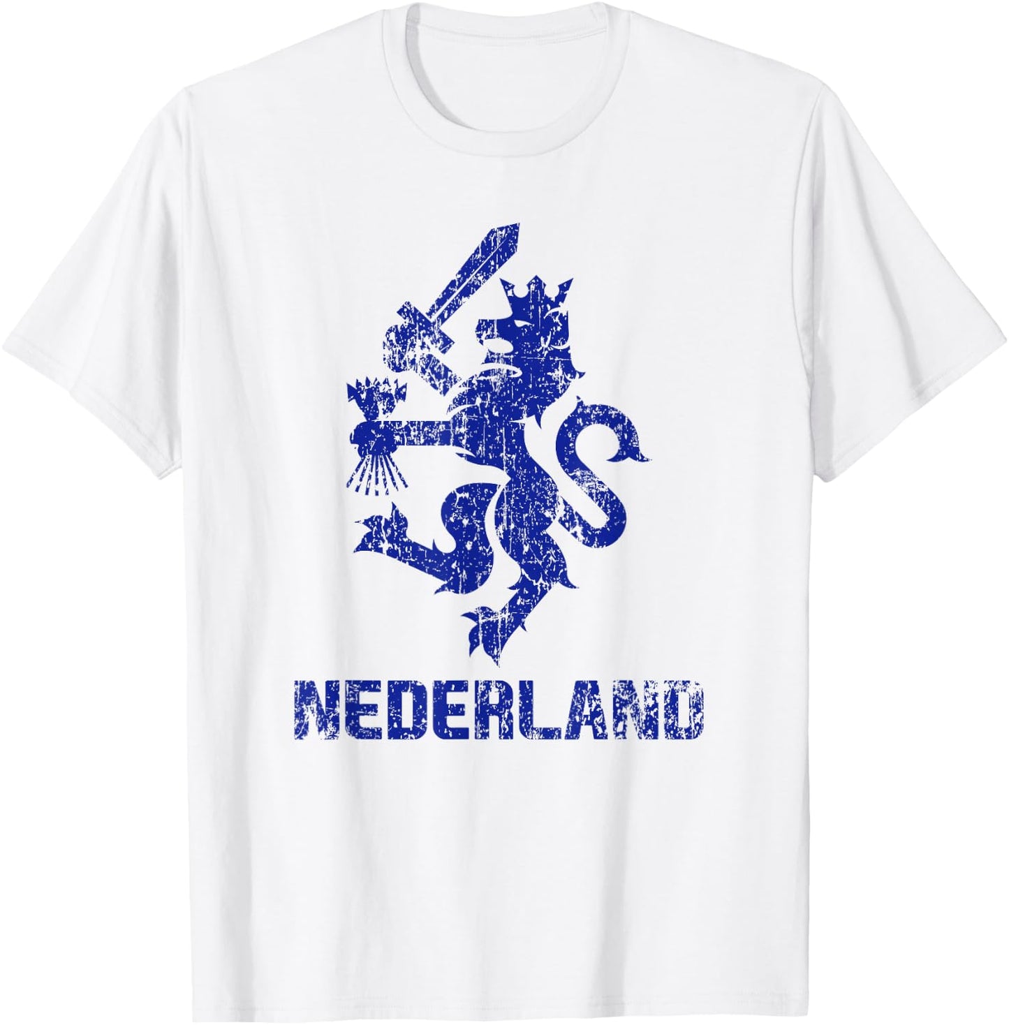 Nederland Flag Dutch Lion Netherlands International Country T-Shirt - T-Shirt | White