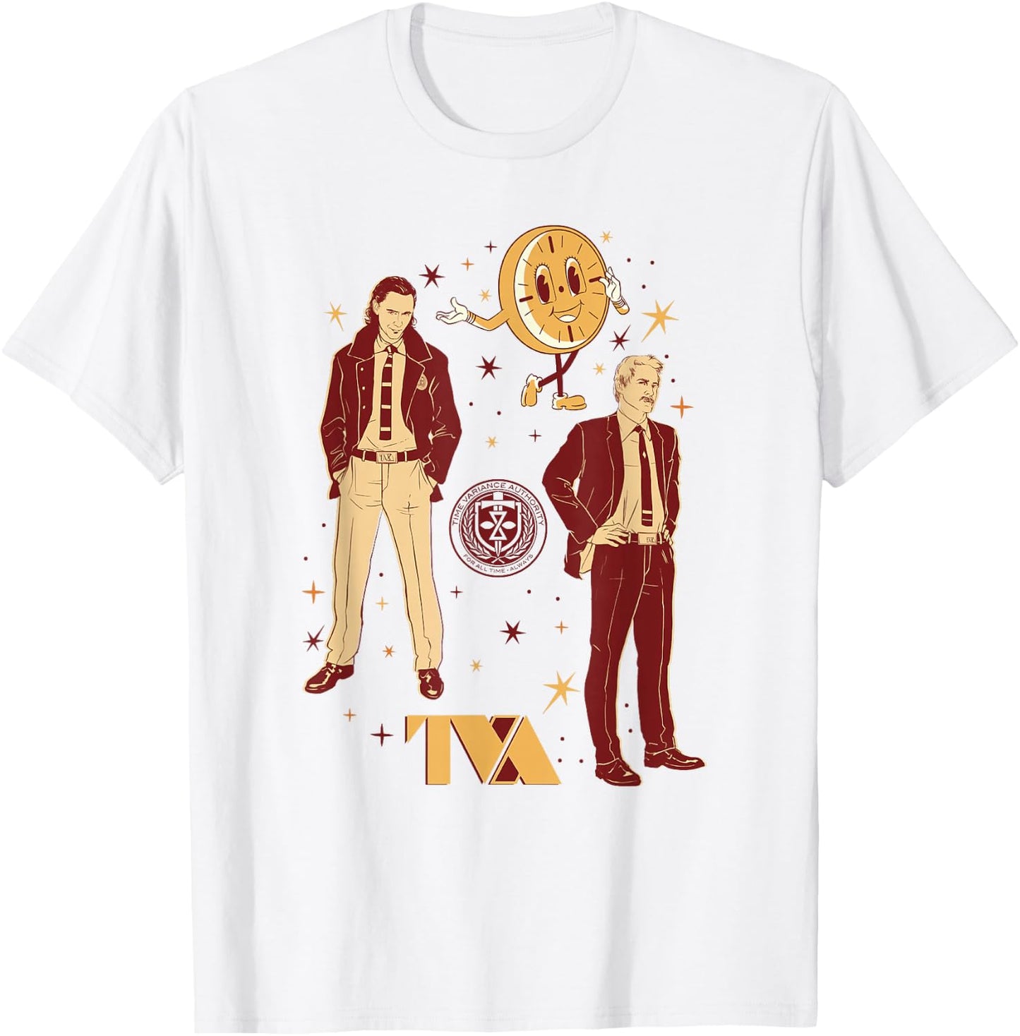 Marvel Loki & Mobius TVA Icons For All Time T-Shirt - T-Shirt | White