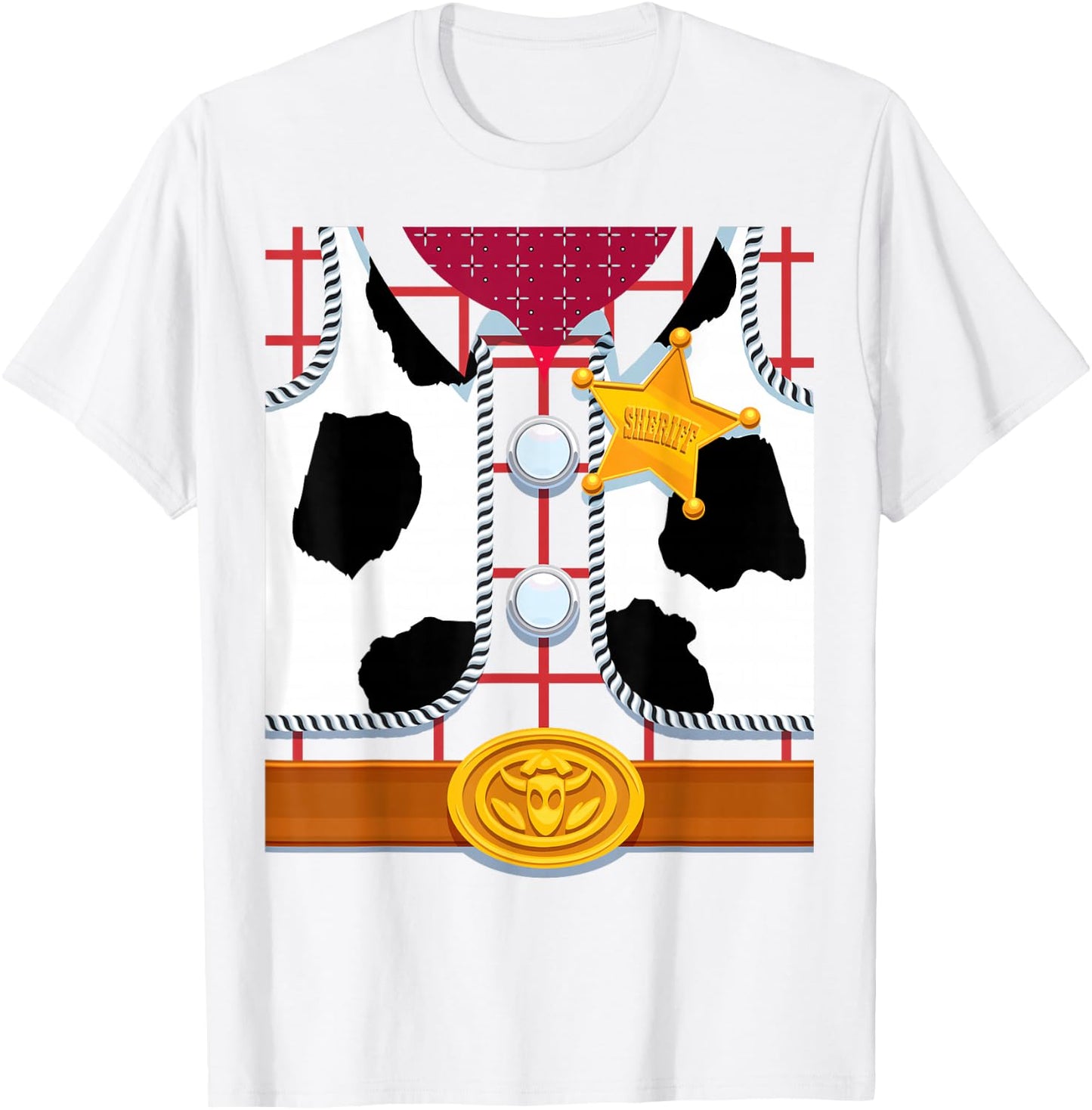 Disney and Pixar's Sheriff Woody Halloween Costume T-Shirt - T-Shirt | White