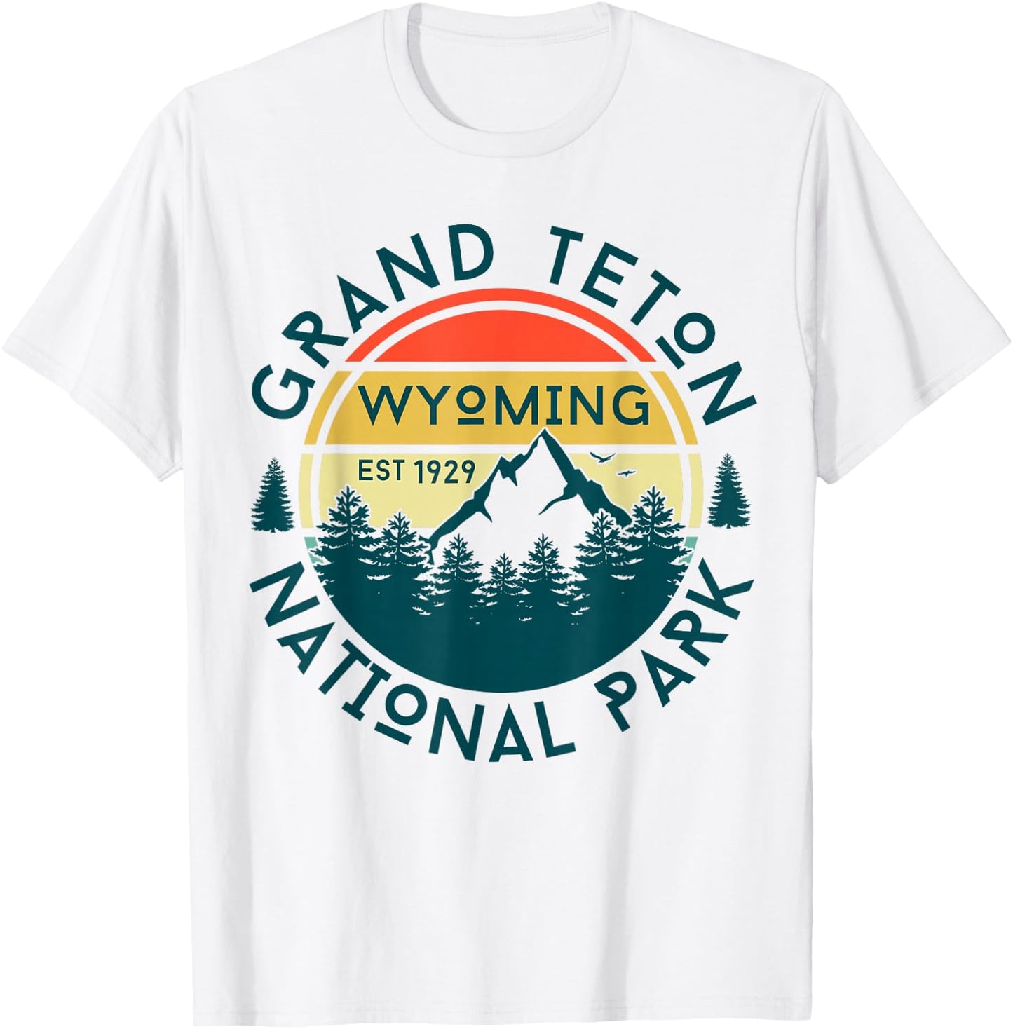 Grand Teton National Park T-Shirt - T-Shirt | White