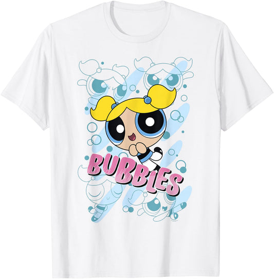 CN The Powerpuff Girls Bubbles Moves Small T-Shirt - T-Shirt | White