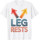 Leg Rests Funny Couple Humor Adult Joke Men Women Dirty T-Shirt - T-Shirt | White