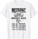 Funny Mechanic Hourly Rate Motorcycle Labor Rates T-Shirt - T-Shirt | White