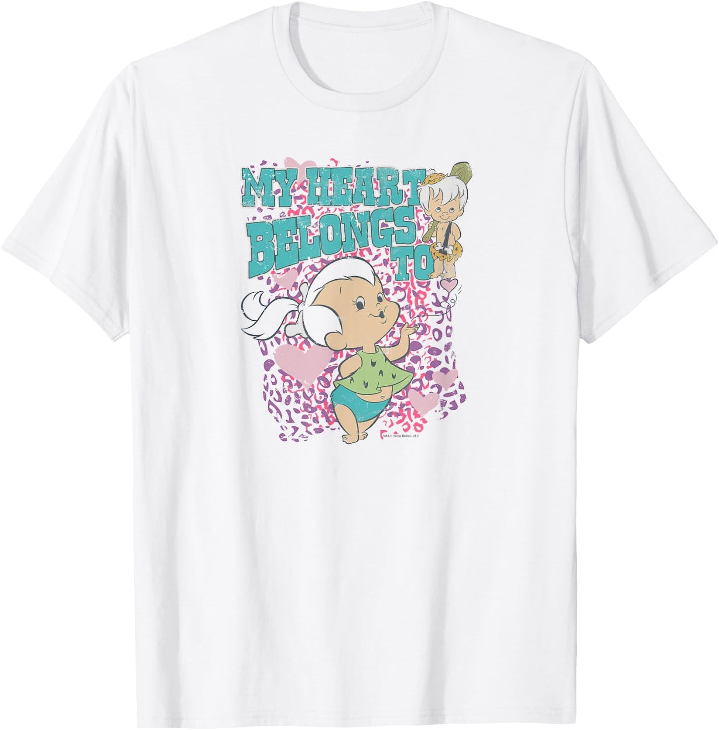 The Flintstones Pebbles My Heart T-Shirt - T-Shirt | White