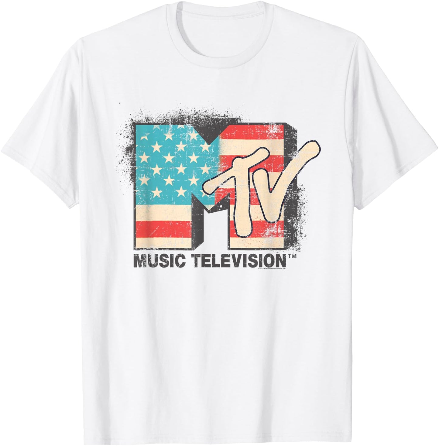 MTV Americana Logo T-Shirt - T-Shirt | White