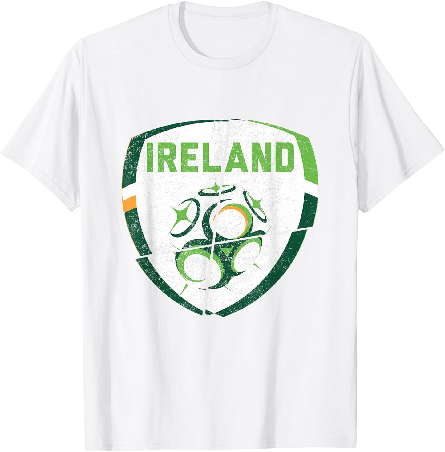 republic of Ireland football shirt -Irish Flag 2021 T-Shirt - T-Shirt | White
