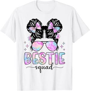 Bestie Squad Best Friend Matching Squad T-Shirt - T-Shirt | White
