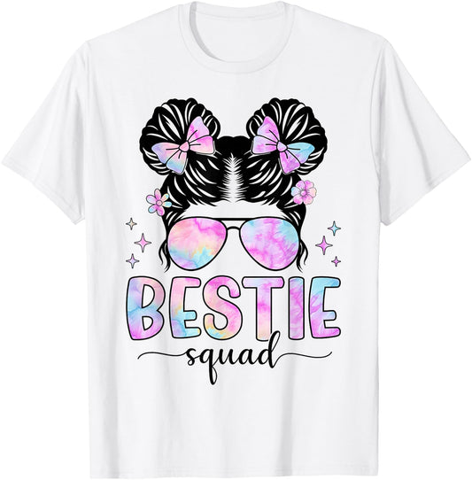 Bestie Squad Best Friend Matching Squad T-Shirt - T-Shirt | White