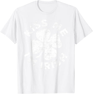 Kiss Me I'm Irish Shirt Funny Men Women Kids St Patricks Day T-Shirt - T-Shirt | White