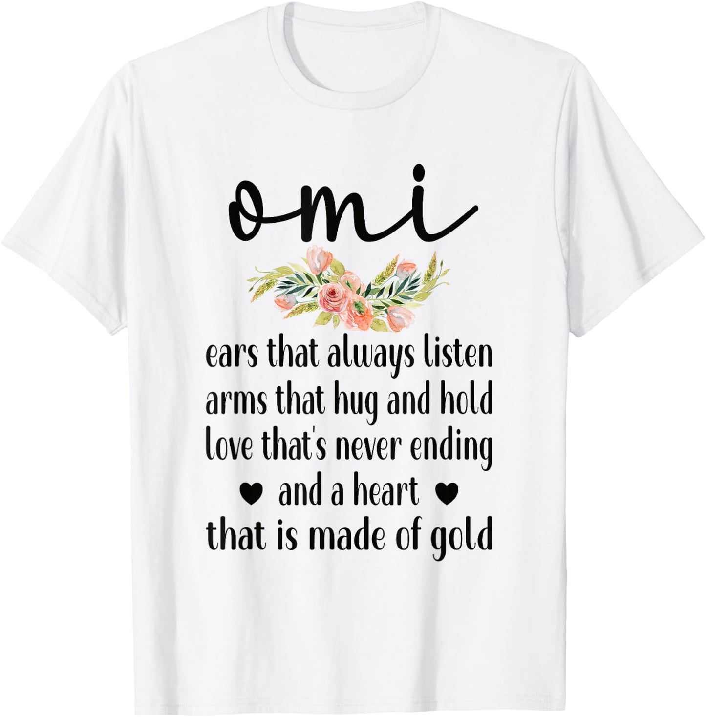 Best Omi Grandmother Appreciation Omi Grandma T-Shirt - T-Shirt | White