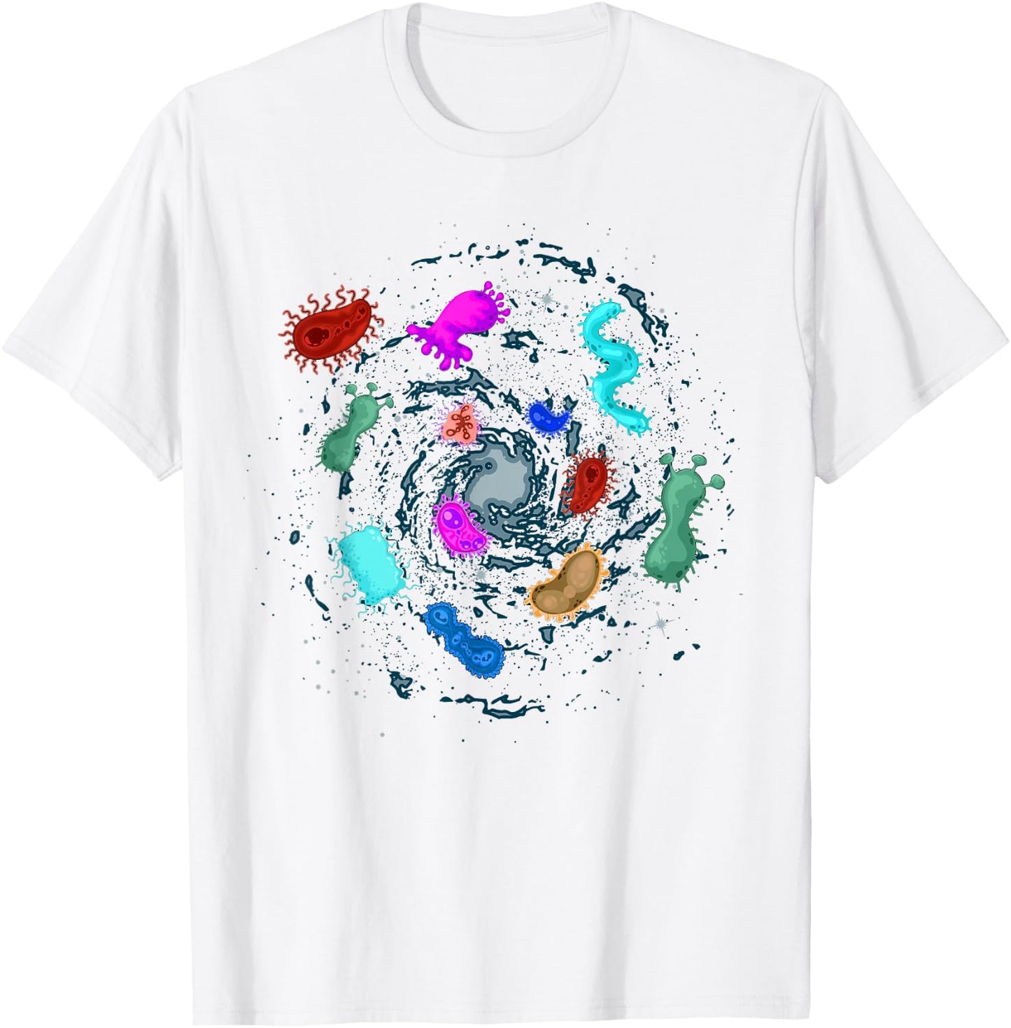 Microbiology Laboratory MTA Biologist Bacteria T-Shirt - T-Shirt | White