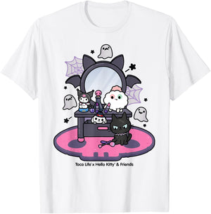 Toca Life x Hello Kitty & Friends Kuromi Vanity T-Shirt - T-Shirt | White