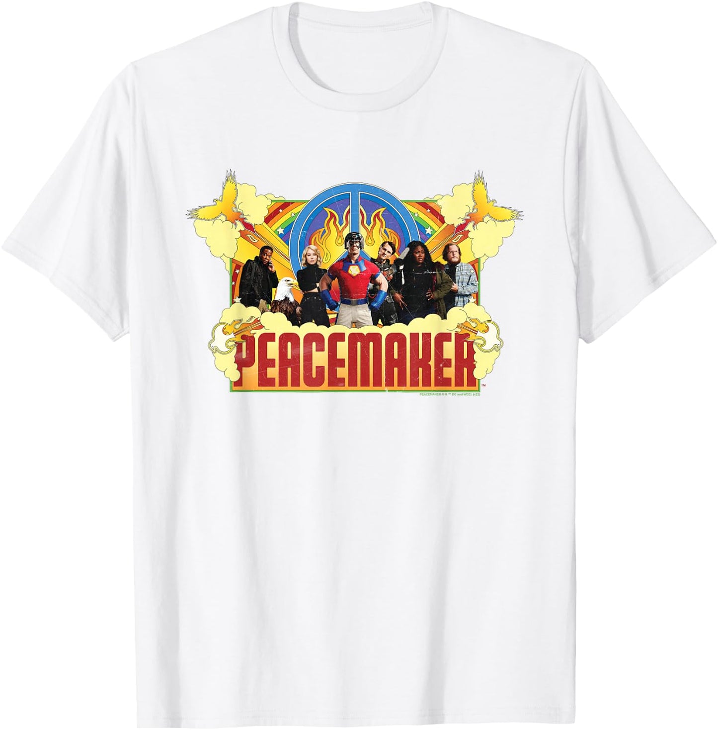 Peacemaker Main Crew T-Shirt - T-Shirt | White