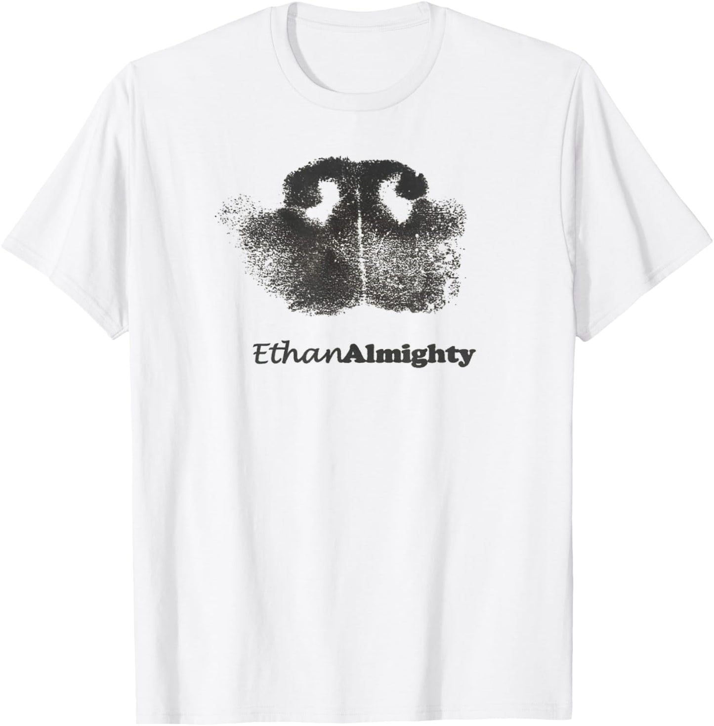 Ethan Nose Print T-Shirt - T-Shirt | White