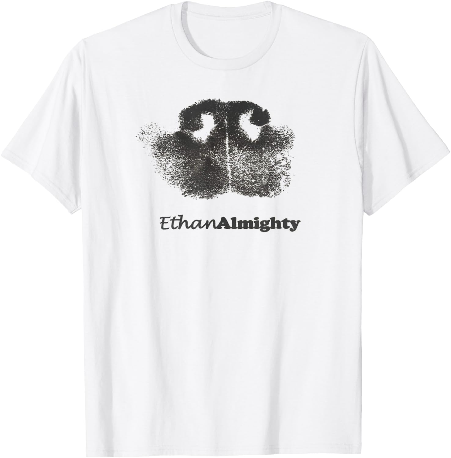 Ethan Nose Print T-Shirt - T-Shirt | White