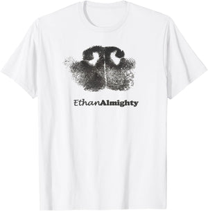 Ethan Nose Print T-Shirt - T-Shirt | White