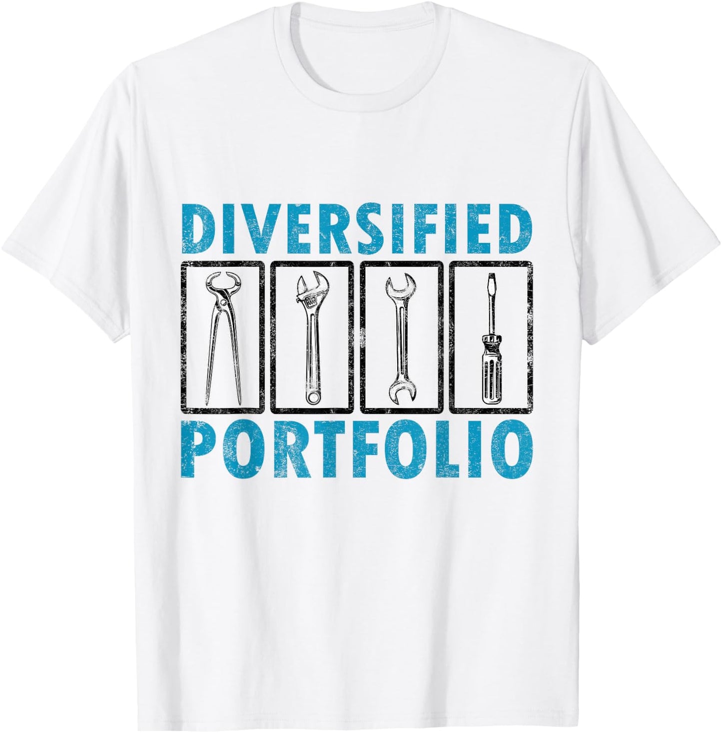 Diversified Portfolio Mechanic Heating Engineer Craftsman T-Shirt - T-Shirt | White