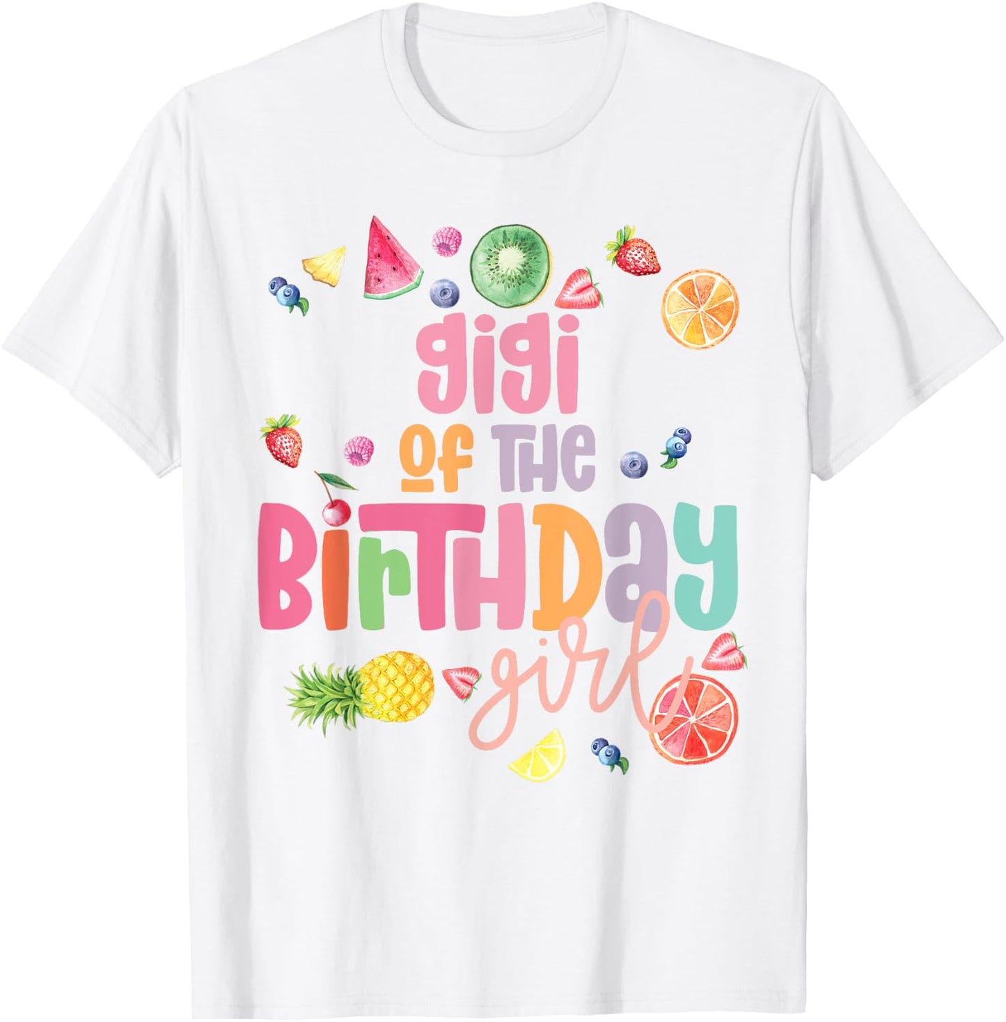 Gigi Twotii Frutti 2-Year-Old Fruit Tropical Birthday T-Shirt - T-Shirt | White