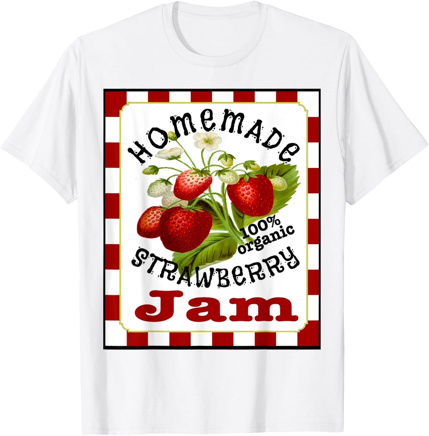 Cute Homemade Strawberry Jam Halloween Costume Shirt T-Shirt - T-Shirt | White