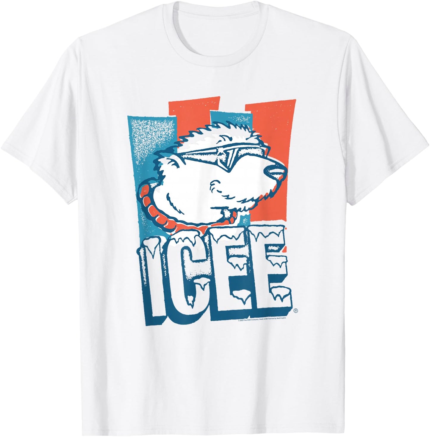 ICEE Bear Retro Icicle Logo T-Shirt - T-Shirt | White