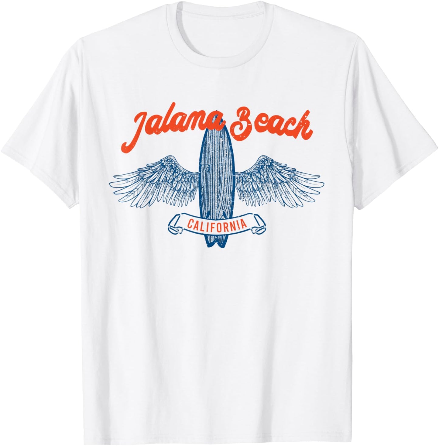 Vintage Jalama Beach California Palm Trees CA Retro Surf Women T-Shirt - T-Shirt | White