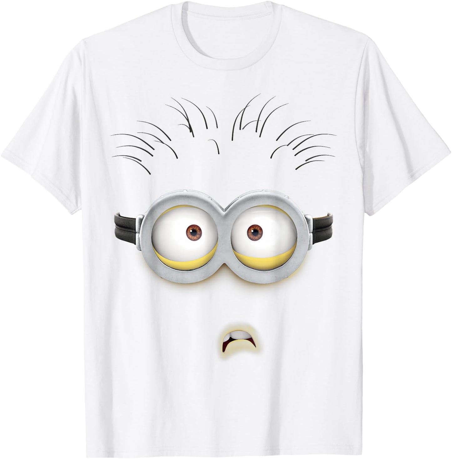 Despicable Me Minions Bob Frown Face Graphic T-Shirt - T-Shirt | White