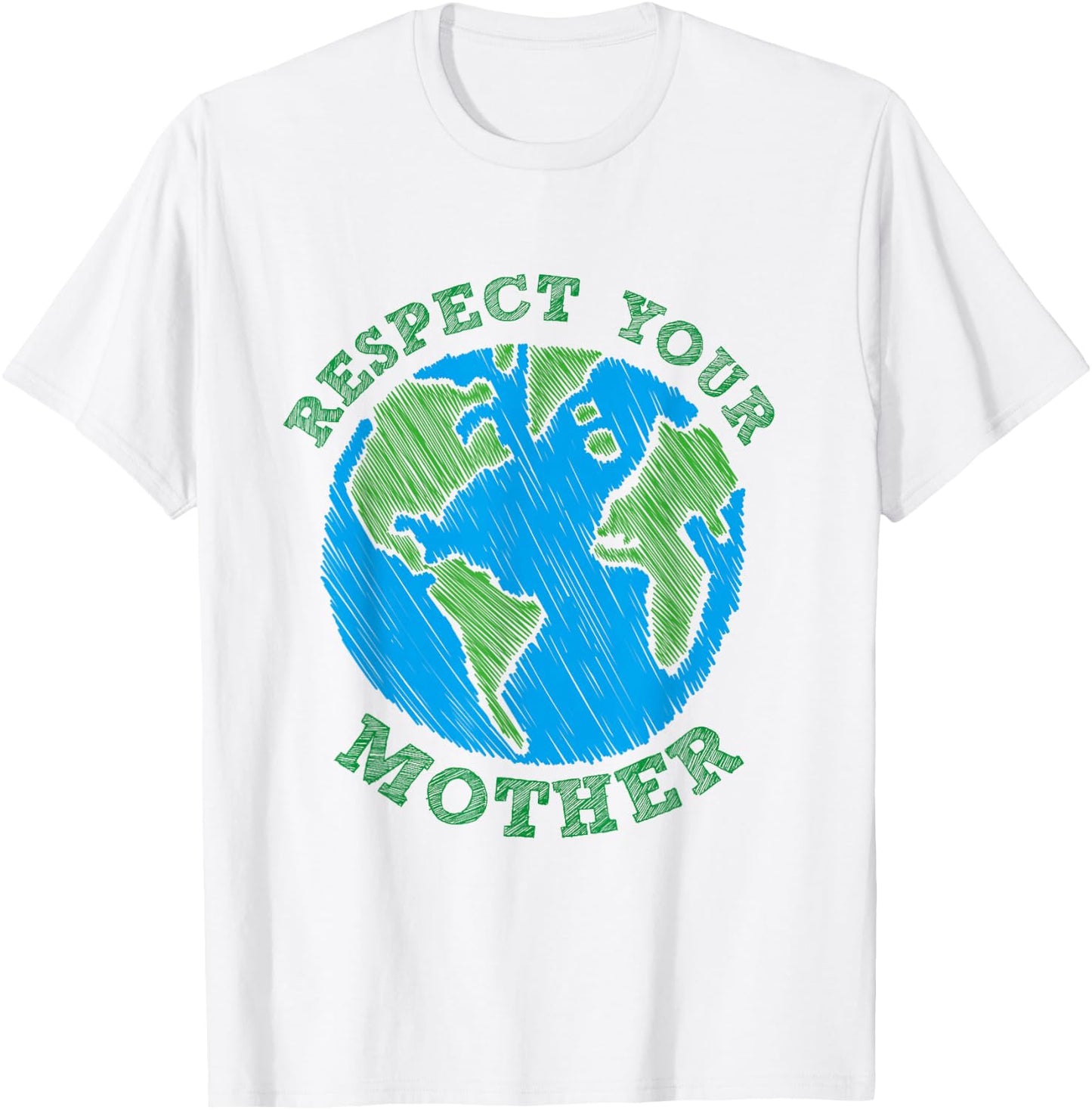 Earth Day Gift Respect Your Mother Nature Lover T-Shirt - T-Shirt | White