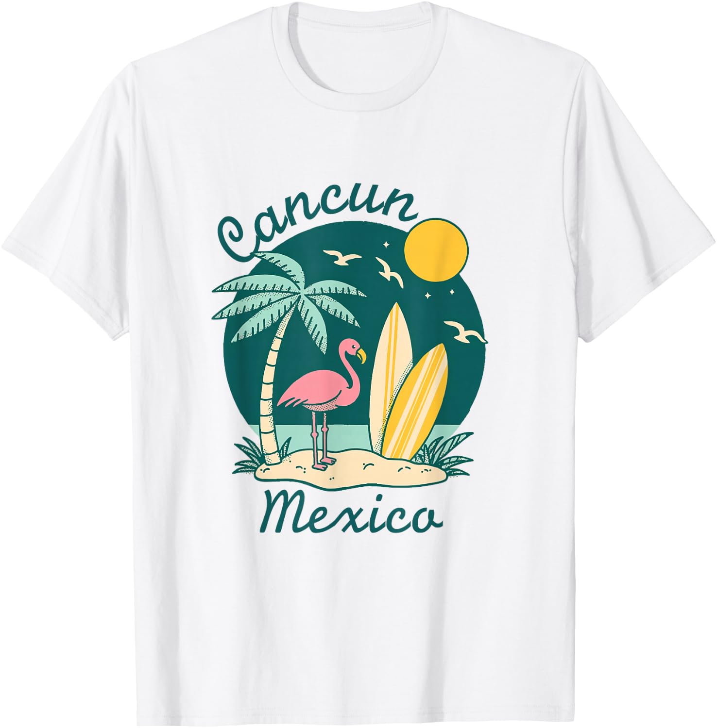 Souvenir from Cancun Mexico Family Matching Mexico Holiday T-Shirt - T-Shirt | White