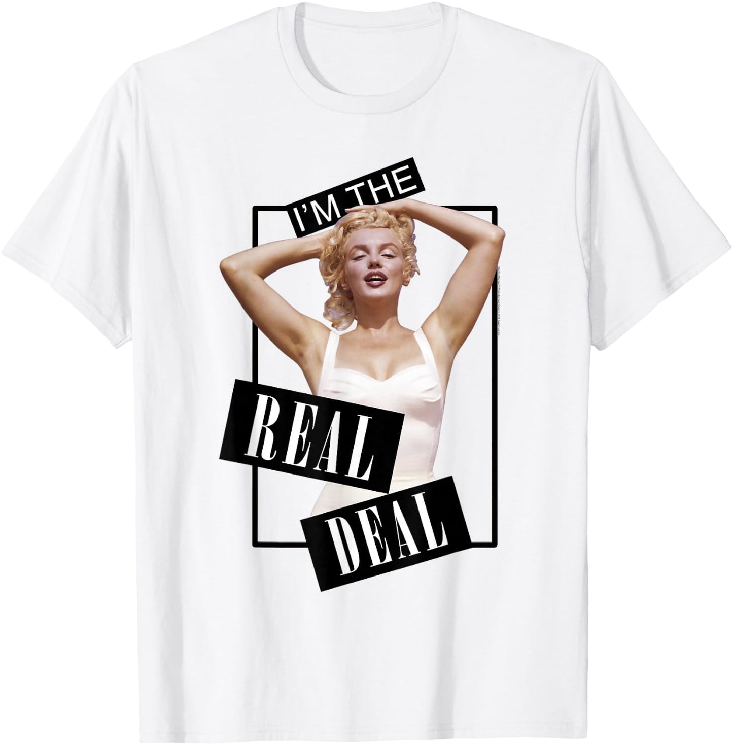 Marilyn Monroe Real Deal T-Shirt - T-Shirt | White