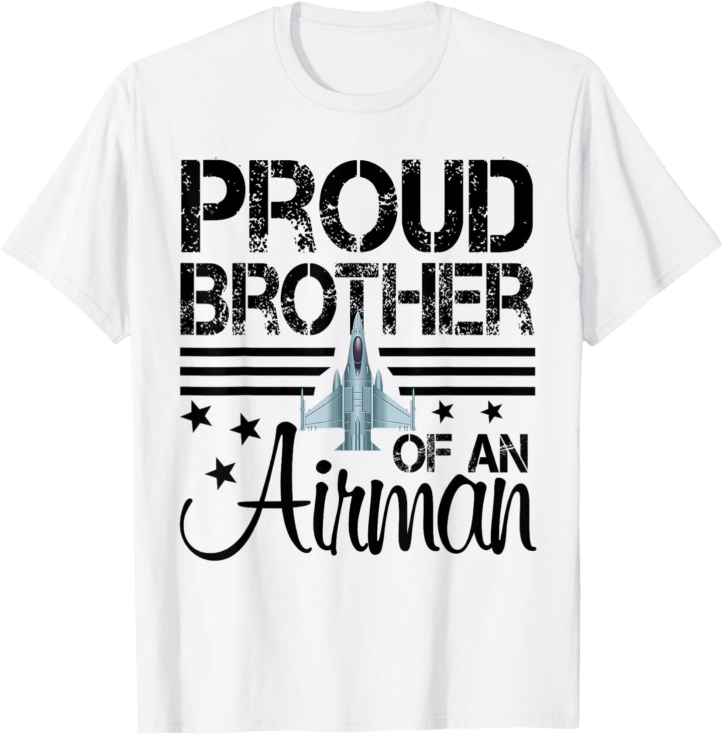 Proud Brother of An Airman Jet Plane Pilot T-Shirt - T-Shirt | White