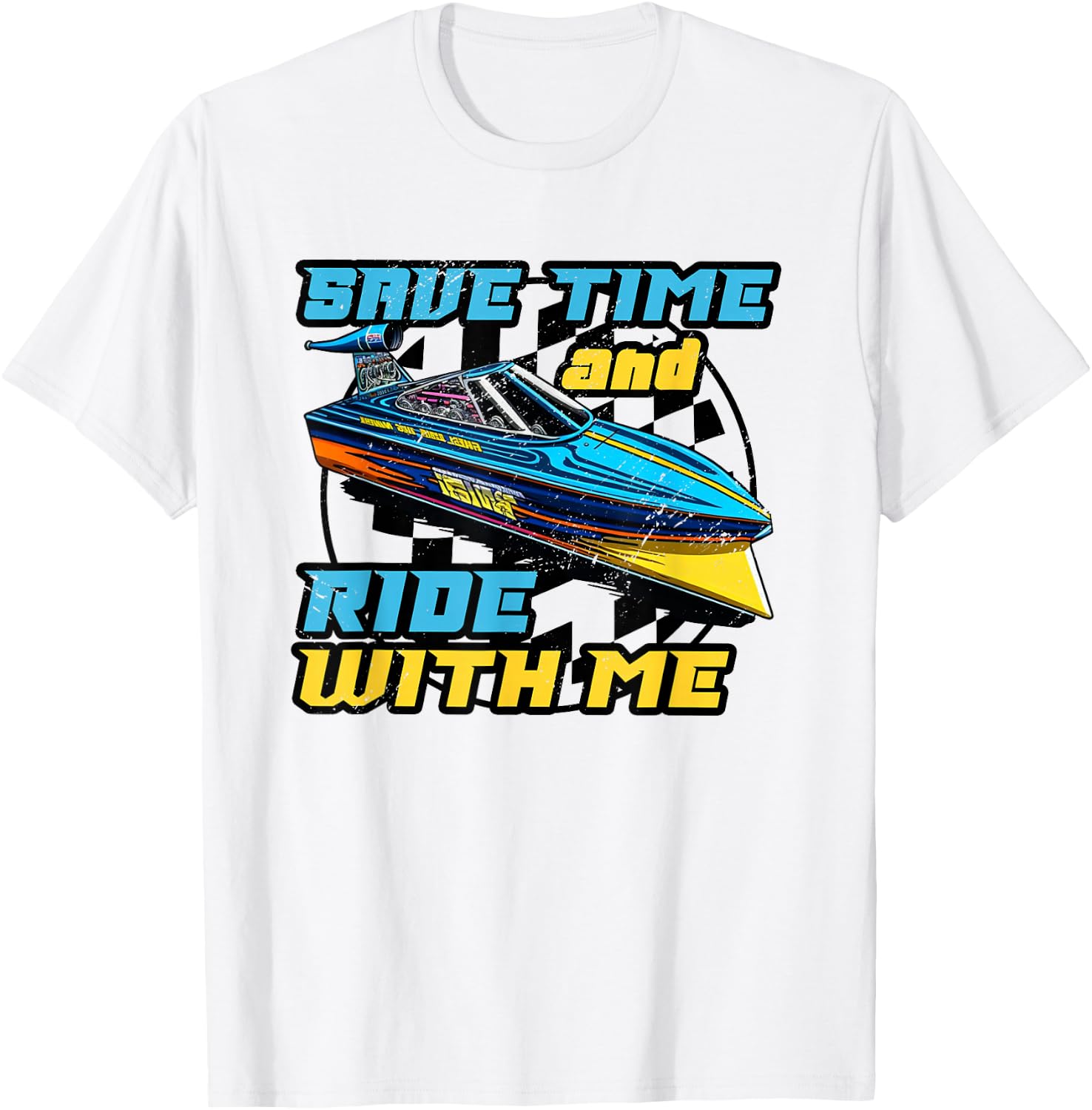 Drag Boat Racing Racer Speed Boat Driver Legend T-Shirt - T-Shirt | White