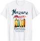 Nazare Portugal Surfing Vintage T-Shirt - T-Shirt | White