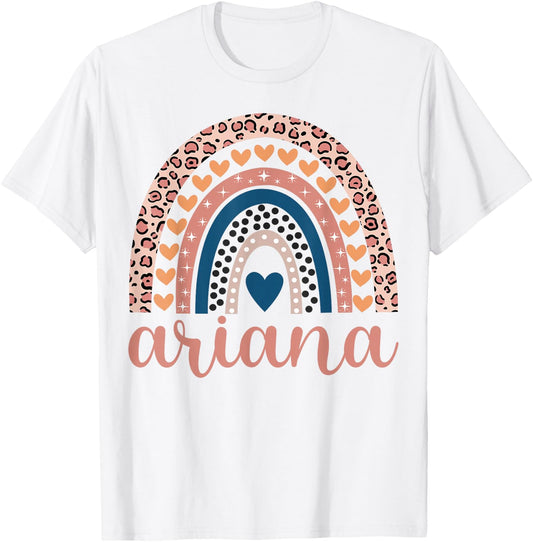 Ariana Ariana Name Birthday Shirt Gift T-Shirt - T-Shirt | White