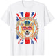 Novelty Union Jack Flag With Corgi For Kids & British Expats T-Shirt - T-Shirt | White