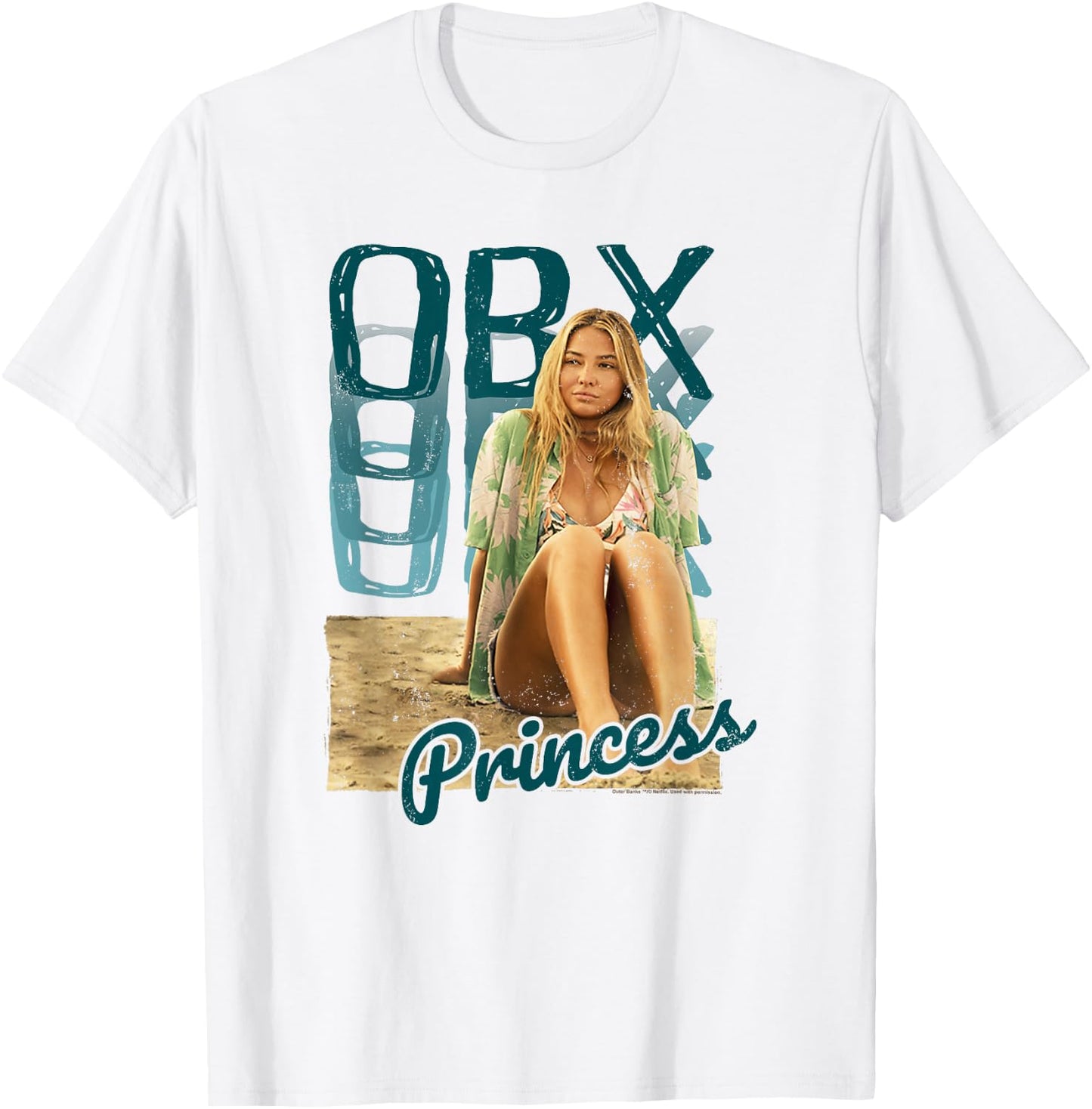 Outer Banks Sarah Kook's Princess T-Shirt - T-Shirt | White