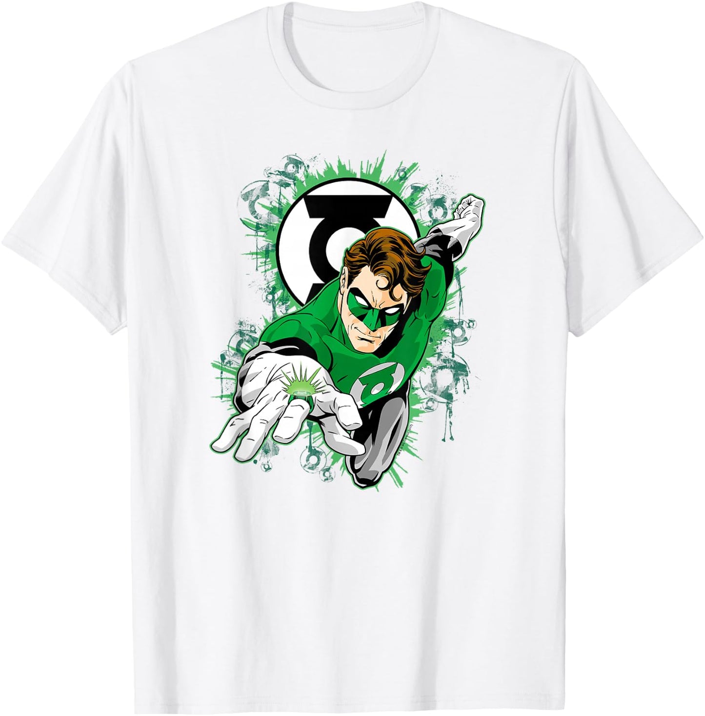 Green Lantern Ring First T-Shirt - T-Shirt | White
