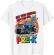Back to School Pre-K Preschool Monster Truck First Day Boys T-Shirt - T-Shirt | White