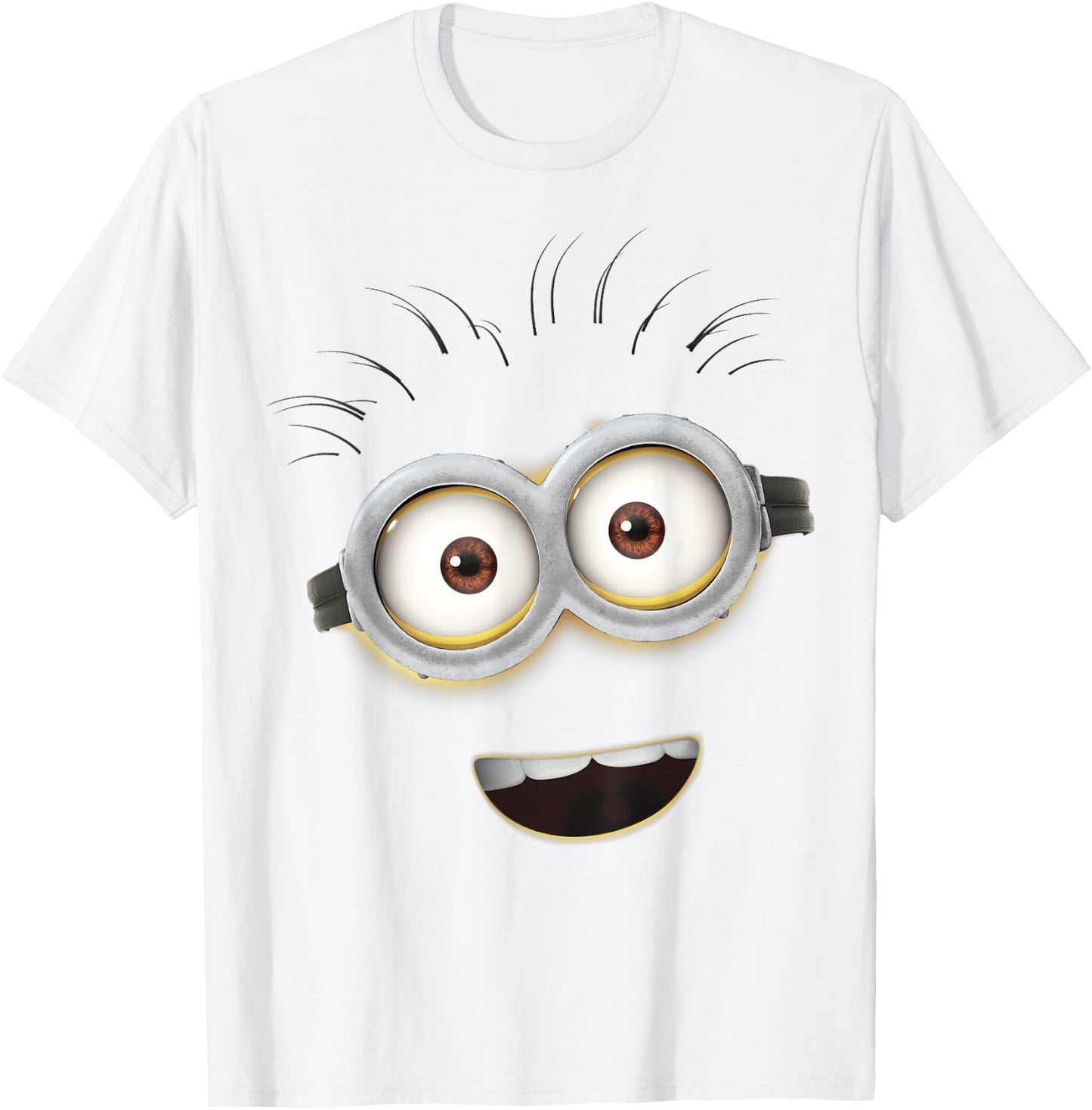 Despicable Me Minions Phil Big Grin Graphic T-Shirt - T-Shirt | White