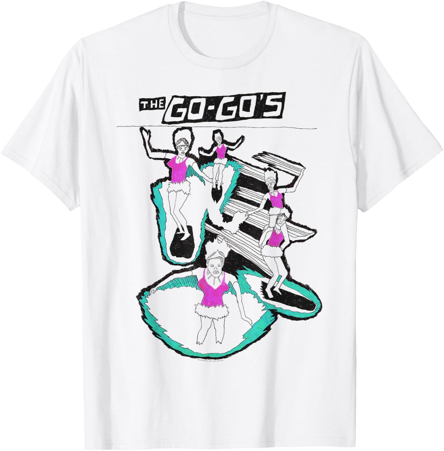 The Go-Go's - Surfing T-Shirt - T-Shirt | White