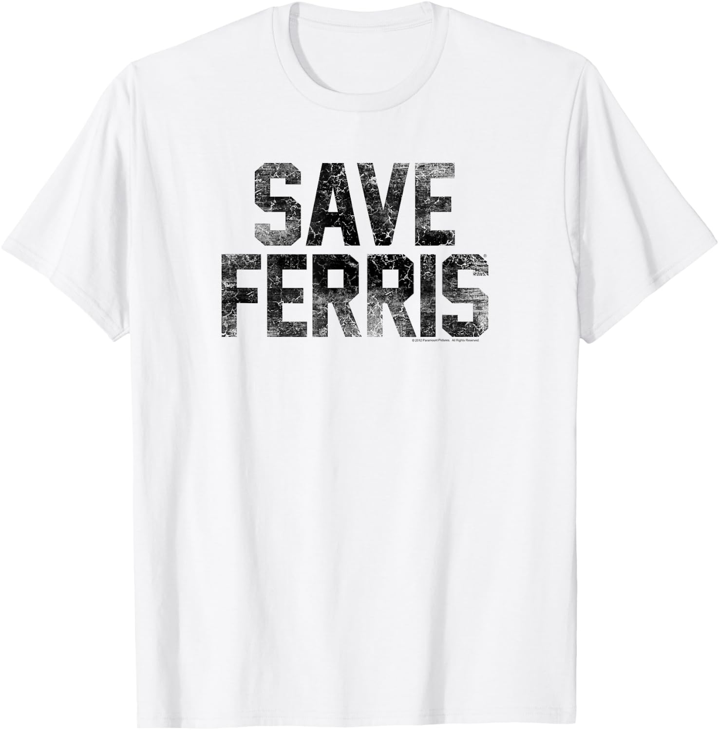 Ferris Bueller Save Ferris T-Shirt - T-Shirt | White