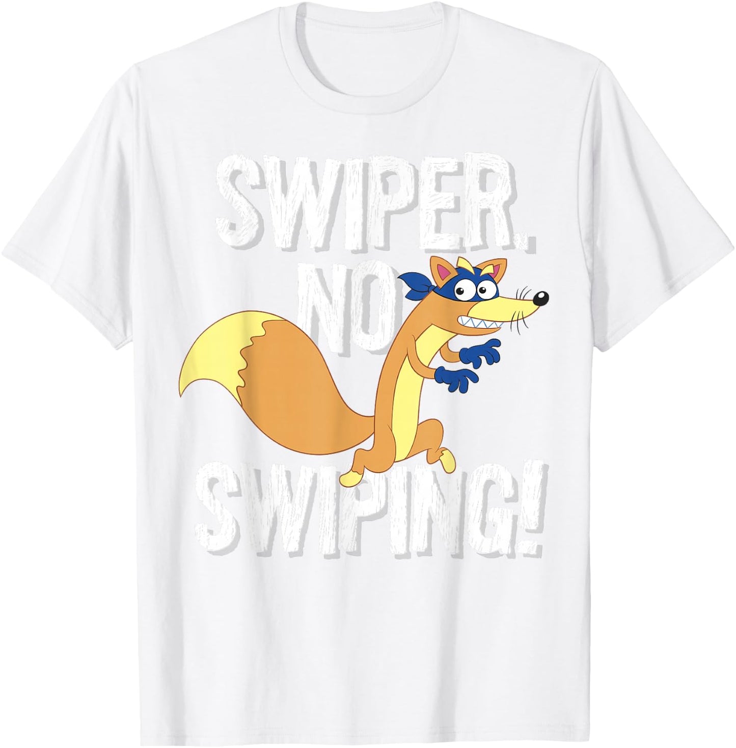 Dora The Explorer Swiper No Swiping Fox T-Shirt - T-Shirt | White