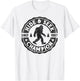 Bigfoot Hide And Seek Champion Funny Sasquatch Retro Vintage T-Shirt - T-Shirt | White
