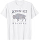 JCombs: Jackson Hole, WY, Walking Bison T-Shirt - T-Shirt | White