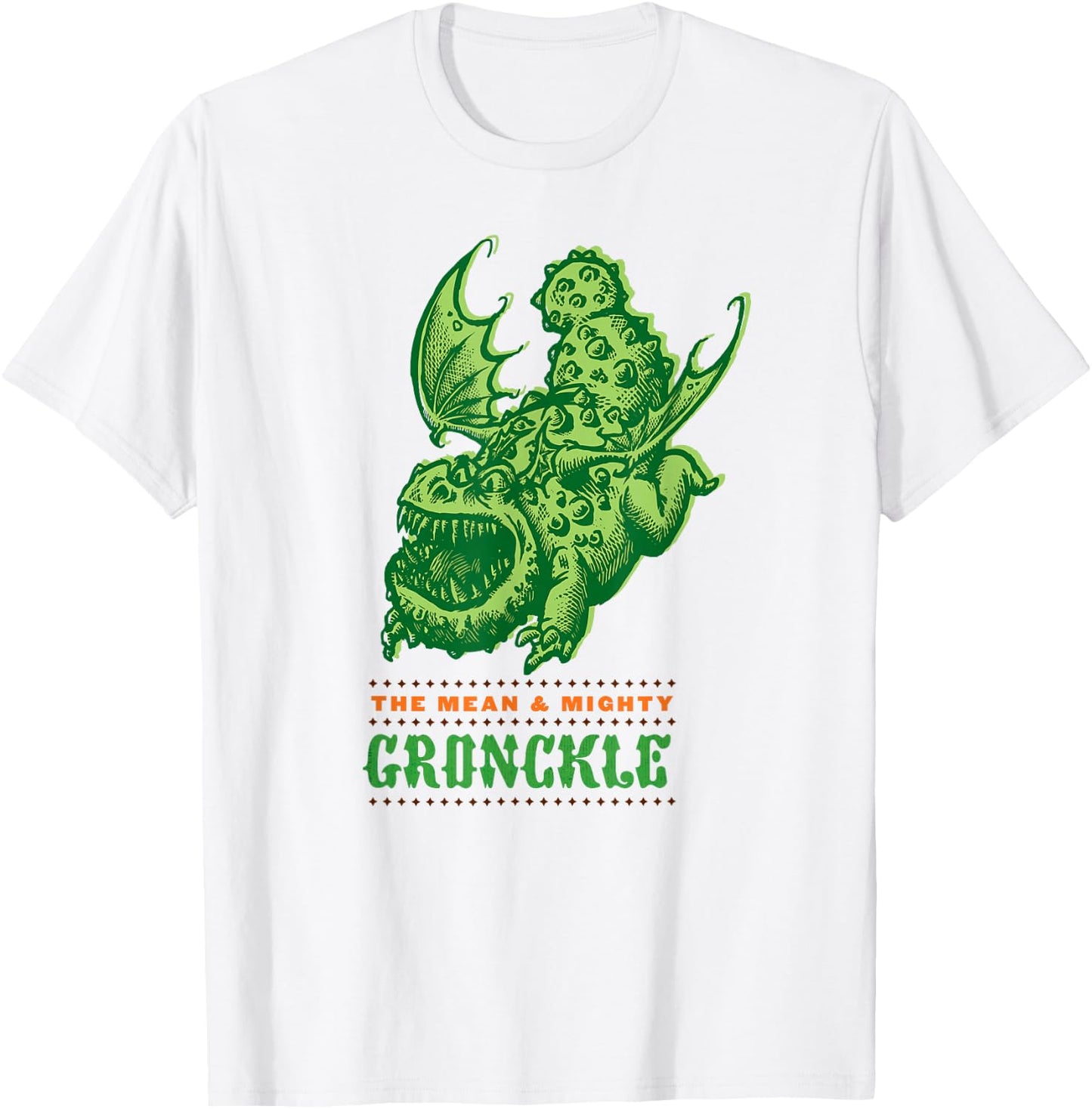 DreamWorks' Dragons: Green Gronckle T-Shirt - T-Shirt | White