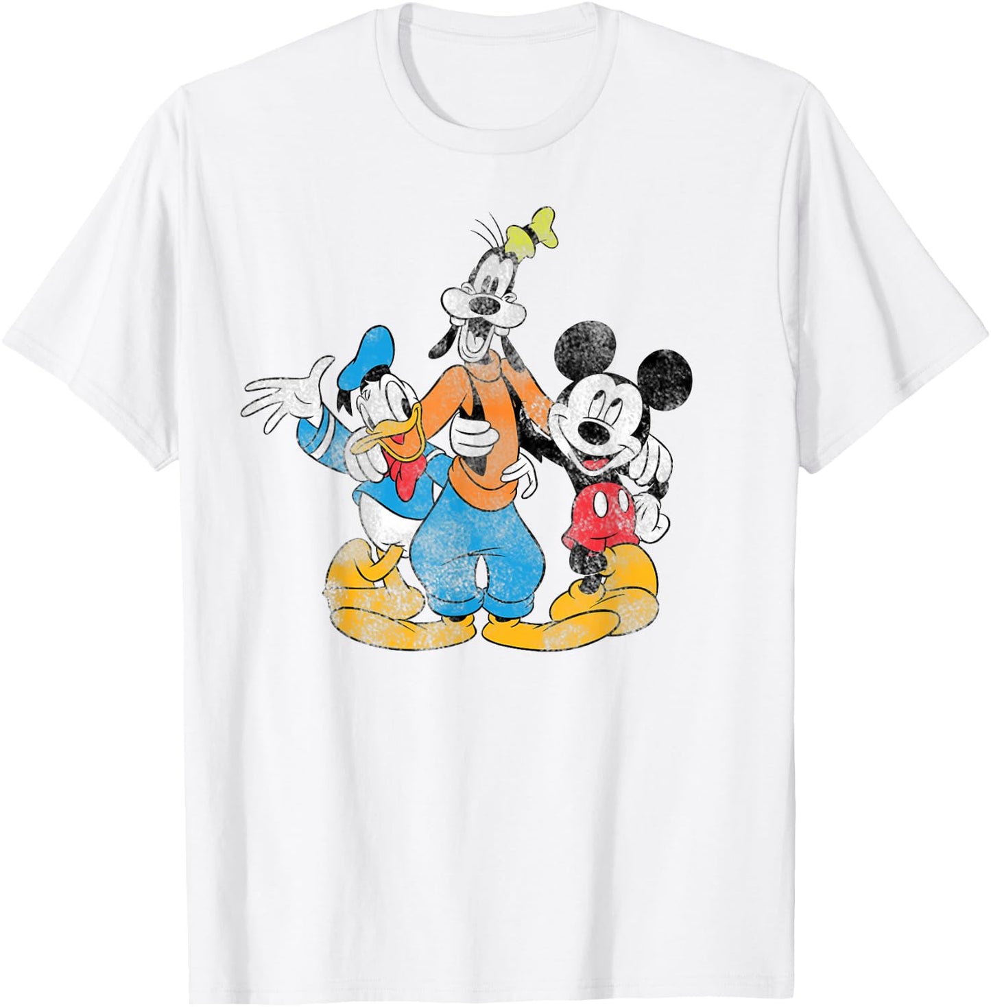 Disney - Mickey Donald and Goofy Trio T-Shirt - T-Shirt | White