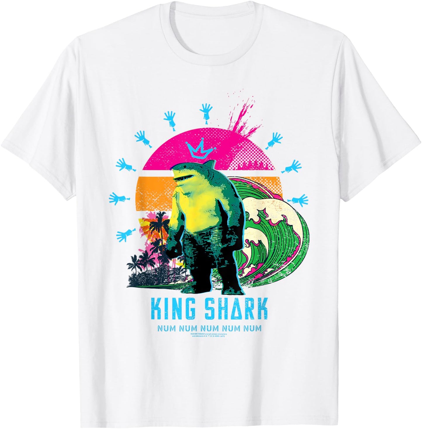 The Suicide Squad King Shark T-Shirt - T-Shirt | White